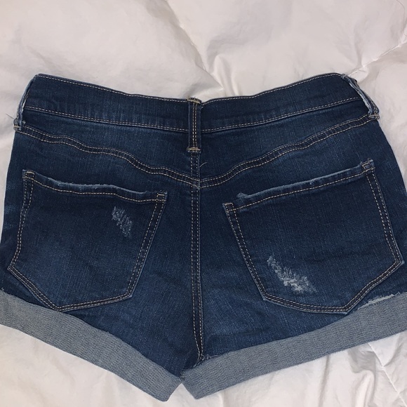 Juniors Mudd Stretch Distressed Jean Shorts - Picture 7 of 9